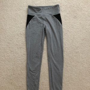 Gray workout leggings